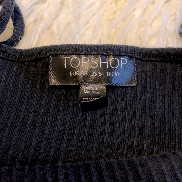 Black Topshop Tank Top - Picture 3 of 4